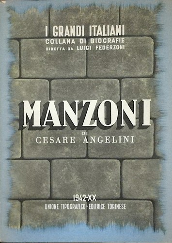 Grandi italiani manzoni - i,