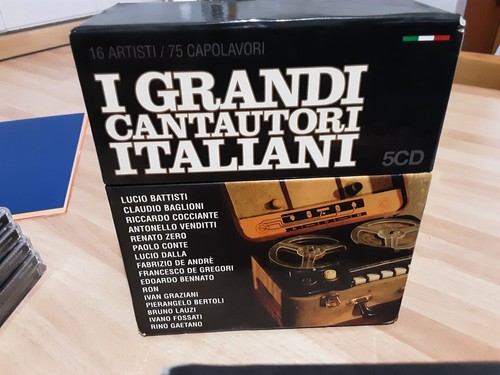 Box grandi cantautori - box,